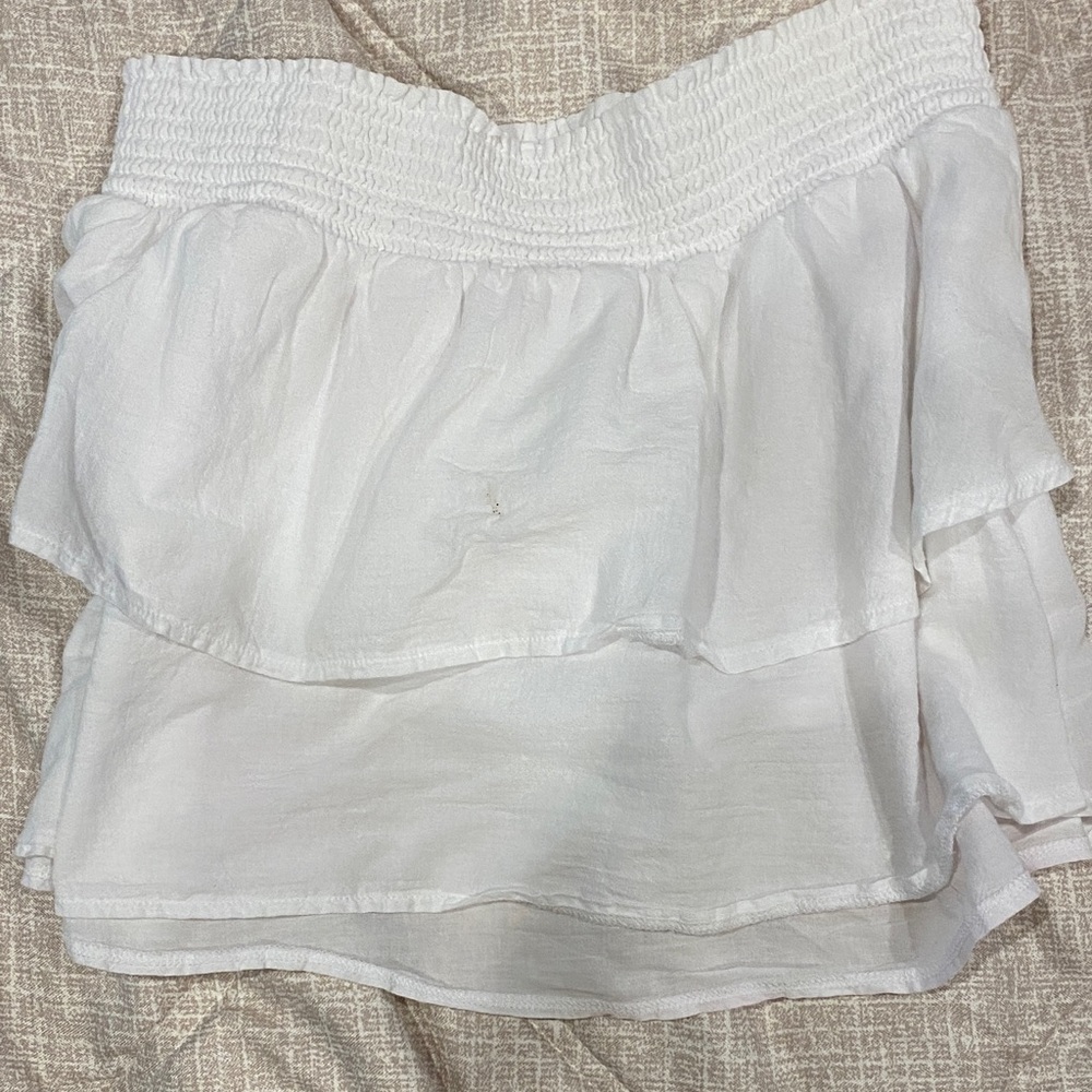 White Layered skirt